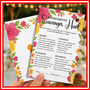 Papier Love at First Spritz Citrus Bachelorette Hunt Game