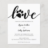 Papier Love Budget non photo Empreinte de patte Faire-par (Devant)