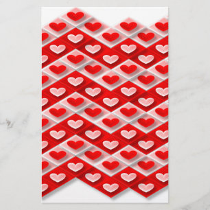 Papier Love Heart Motif