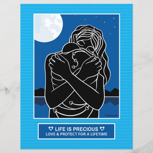 Papier Love & Protect 1_Flat Paper Sheet 8.5"x11" (Devant)