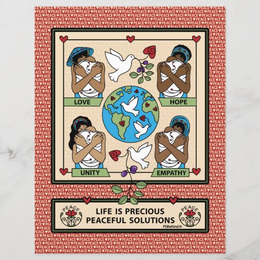 Papier Love & Protect 1_Flat Paper Sheet 8.5"x11" (Devant)
