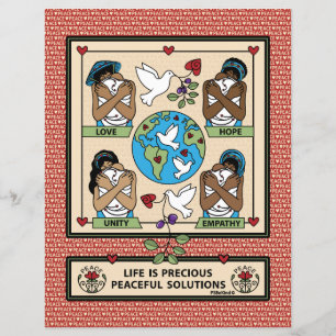 Papier Love & Protect 1_Flat Paper Sheet 8.5"x11"