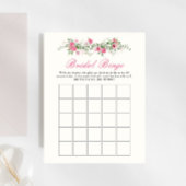Papier Love Shack Fiance Fleurs Roses Bridal Bingo Jeu