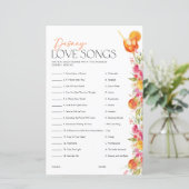 Papier Love Song Game Spritz Bridal Shower (Debout devant)