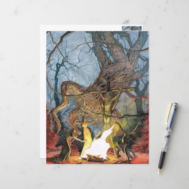 Papier Lovecraftian A4 (Devant/Arrière en situation)