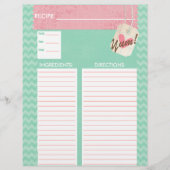 Papier Lovin' De L'Insertion De Recette Du Four (Devant)