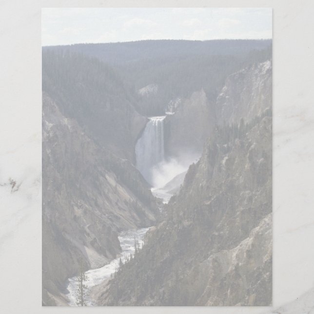 Papier Lower Falls, Parc national du Yosemite (Devant)