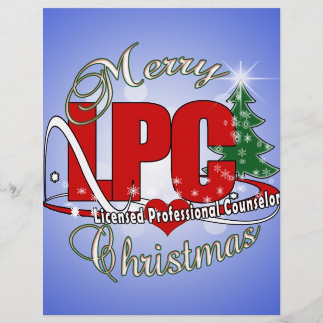 Papier LPC CHRISTMAS Conseiller professionnel agréé (Devant)