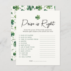 Papier Lucky Charm Price est le bon jeu de Baby shower