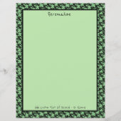 Papier Lucky Four Leaf Clover Charme Personnaliser (Devant)