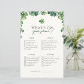 Papier Lucky Love What On Your Phone Fête des mariées Gam (Debout devant)