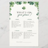 Papier Lucky Love What On Your Phone Fête des mariées Gam (Devant)