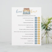 Papier Lui ou elle // jeu de douche nuptiale (Debout devant)