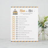 Papier Lui ou son thème de voyage Jeu de douche (Debout devant)