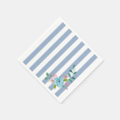 Papier, luiers, blauw en witte tapijten, Napkins F Servet (Hoek)