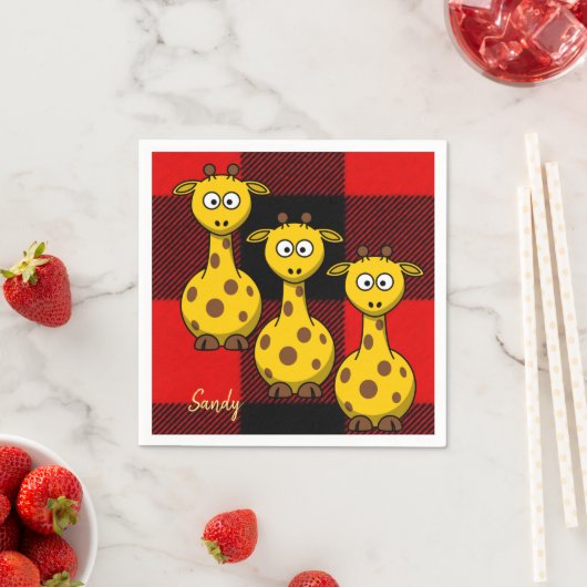 Papier Luiers, Giraffe Servet (Insitu)