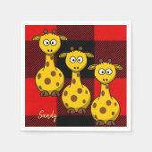 Papier Luiers, Giraffe Servet (Voorkant)