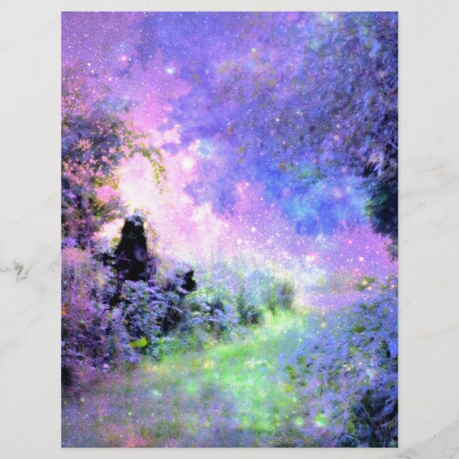 Papier Lumière de jardin de rêve (Devant)