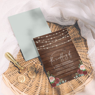 Papier Lumières de Chaîne de Budget et Mariage Floral Bou