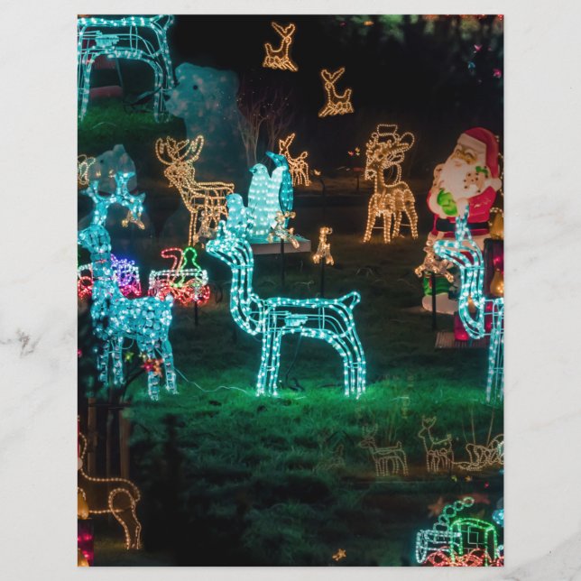 Papier lumières de noël (Devant)