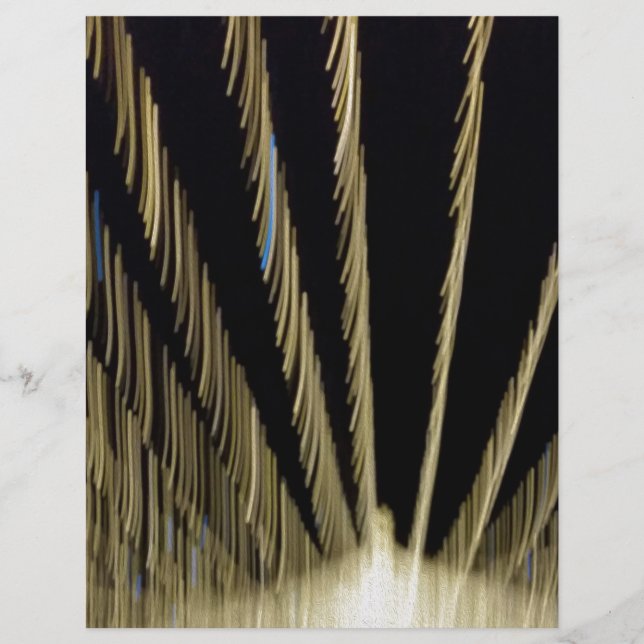 Papier Lumières de Noël dorées (Devant)