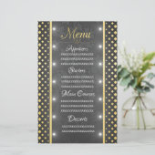 Papier Lumières or et noires (Debout devant)