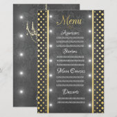 Papier Lumières or et noires (Devant / Derrière)