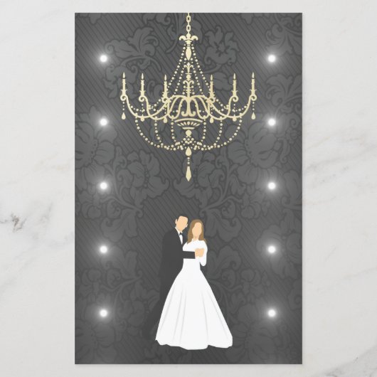 Papier Lumières or/noir (Dos)