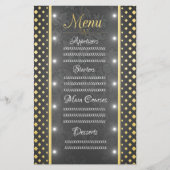 Papier Lumières or/noir (Devant)