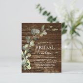 Papier Luncheon de Baby Shower Budget en Verdure Eucalypt (Debout devant)