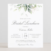 Papier Luncheon de mariage verdure eucalyptus budget