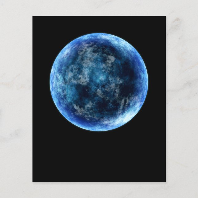 Papier lune bleue (Devant)
