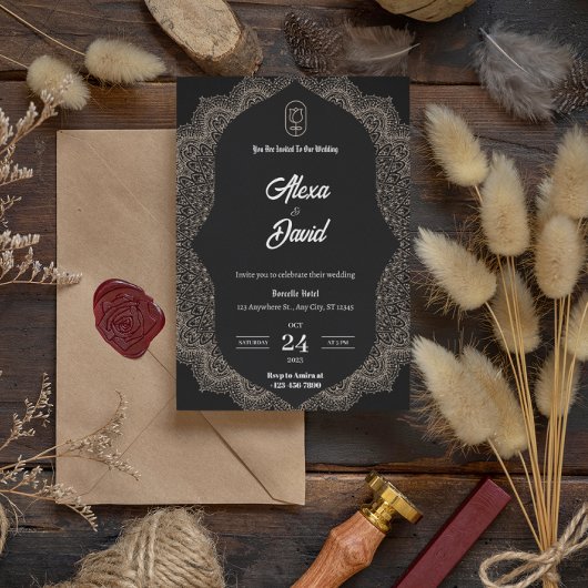 Papier luxe noir blanc