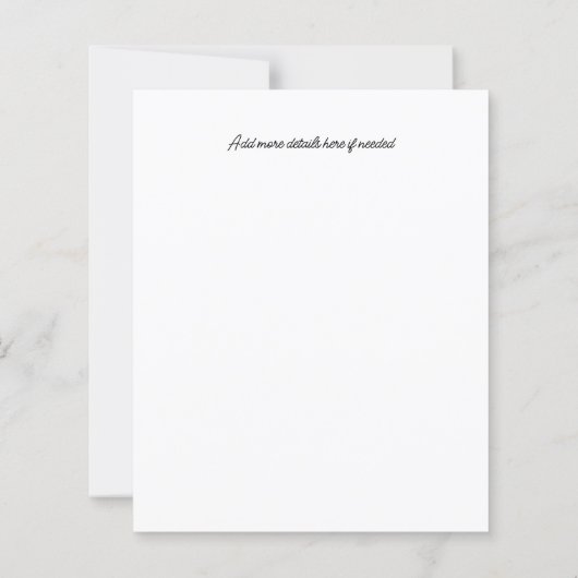 Papier Lys vert et blanc de la vallée (Dos)