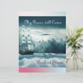 Papier Ma grâce viendra/ma paix viendra stationnaire (Debout devant)