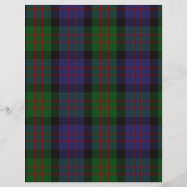 Papier MacDonald Clan Tartan (Devant)