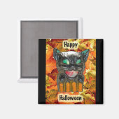Papier Mache Halloween Magnet (Recto/Verso)