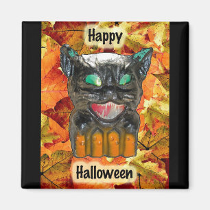 Papier Mache Halloween Magnet