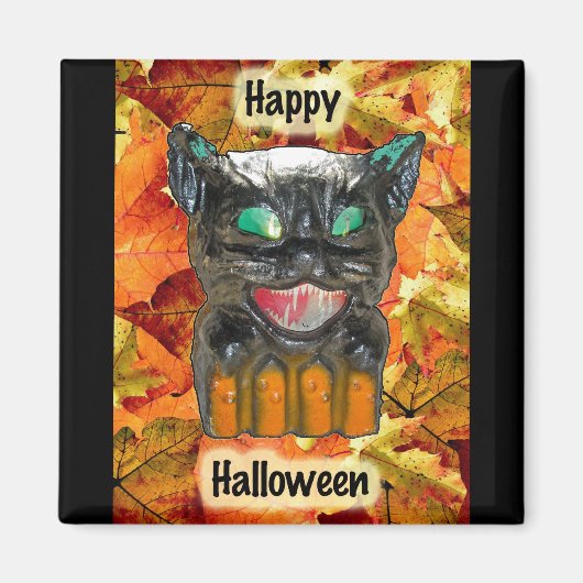 Papier Mache Halloween Magnet (Devant)