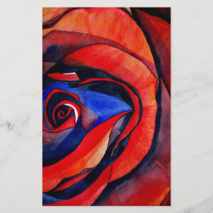 Papier Macro rouge rose abstraite peinture d'art