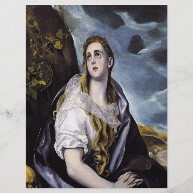 Papier 'Magdelene in Penitence' (Devant)