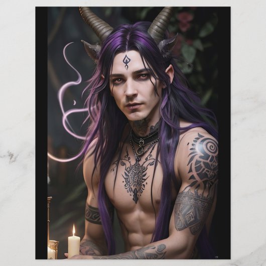 Papier Magie de bougie double impression (Dos)