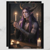 Papier Magie de bougie double impression (Devant / Derrière)