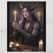 Papier Magie de bougie double impression (Devant)