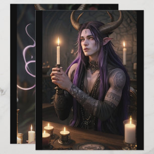 Papier Magie de bougie double impression