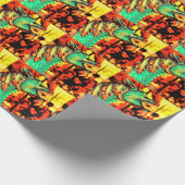 Papier magique d'emballage cadeau de dragon (Coin)