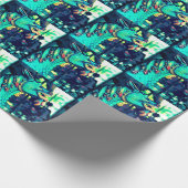 Papier magique d'emballage cadeau de dragon (Coin)