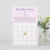 Papier Magique Unicorn Baby shower Bingo Jeu (Debout devant)