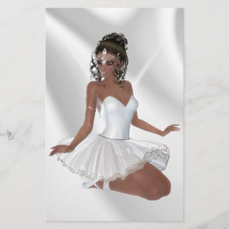 Papier Magnifique Ballerina afro-américaine