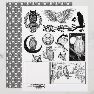 Papier Magnifique Black & White Line Dessins d'art de Cho
